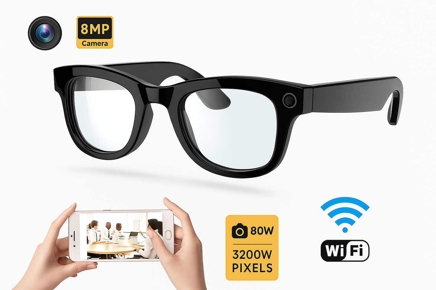 Smart AI Glass — The Future of Hands-Free Vision