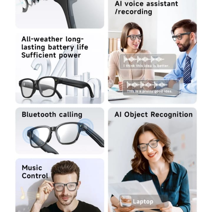 Smart AI Glass — The Future of Hands-Free Vision